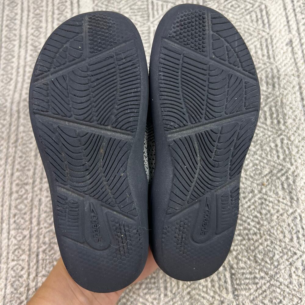 Speedo Surfknit Pro Water Shoes, Black Gray, Knit Mesh, Slip-On Aqua Sneakers - Picture 7 of 9